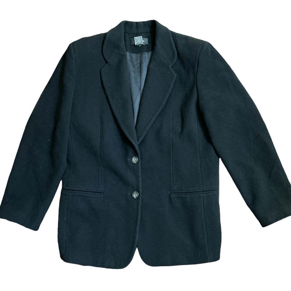 Rafaella Black Blazer, wool and cashmere, size 12